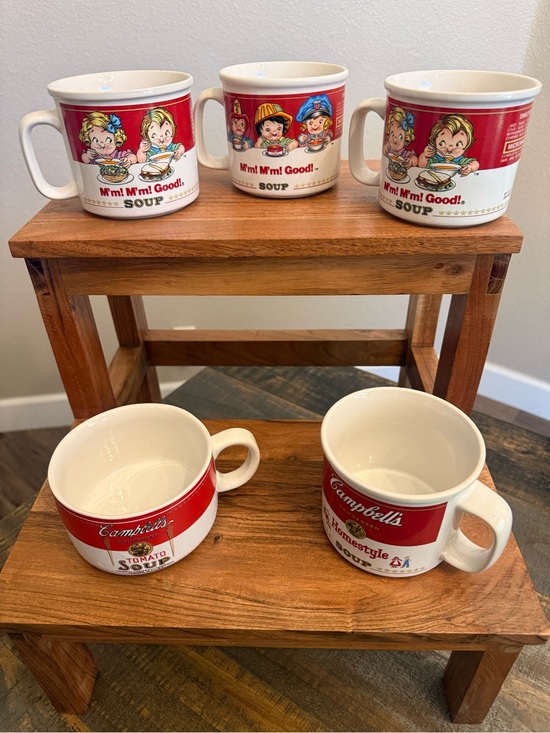 Westwood Other - Vtg Campbell's Soup "M'm! M'm! Good!" Mugs produced by Westwood 1991-1994- 5 set